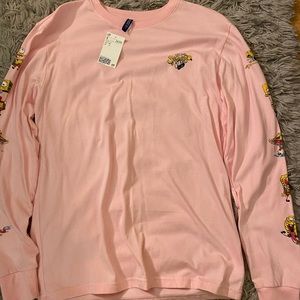 Mens spongebob long sleeve tee H&M